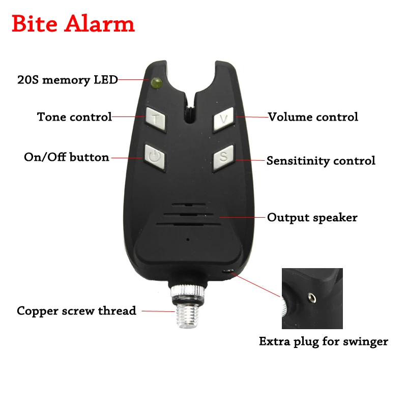 JSFUN 3 ADET Sazan Balıkçılık  - Fish Alarm incelemesi ve fiyatı