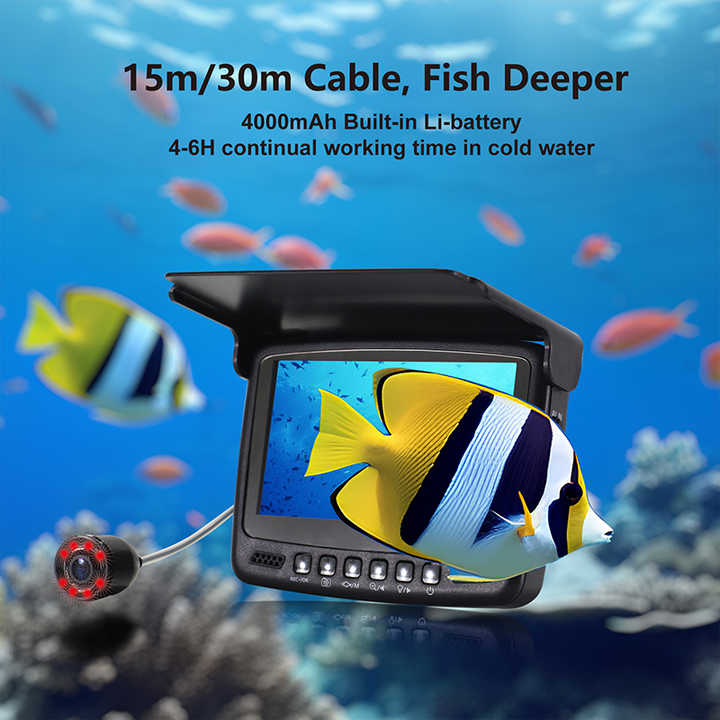 4.3 Inç Ekran Sualtı 15/30 M B - Fishing Camera incelemesi ve fiyatı